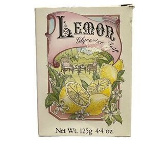 Vintage 1988‎ Lemon Glycerine Soap Victoria’s Secret NEW in Box Made In Germany